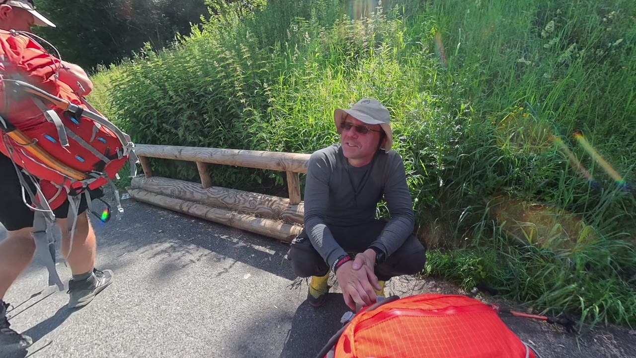 Powrót do Chamonix po samochód, kadr z filmu