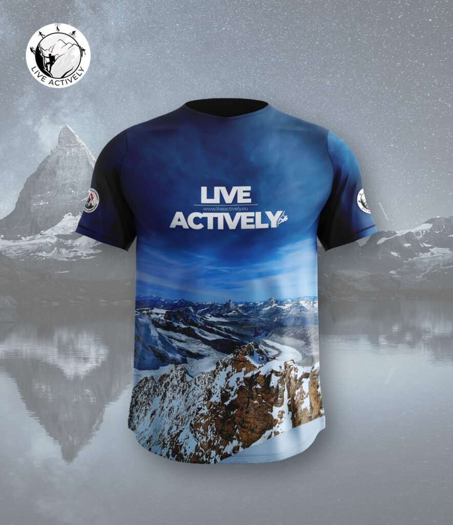 Koszulka Live Actively - active RUSHGUARD
