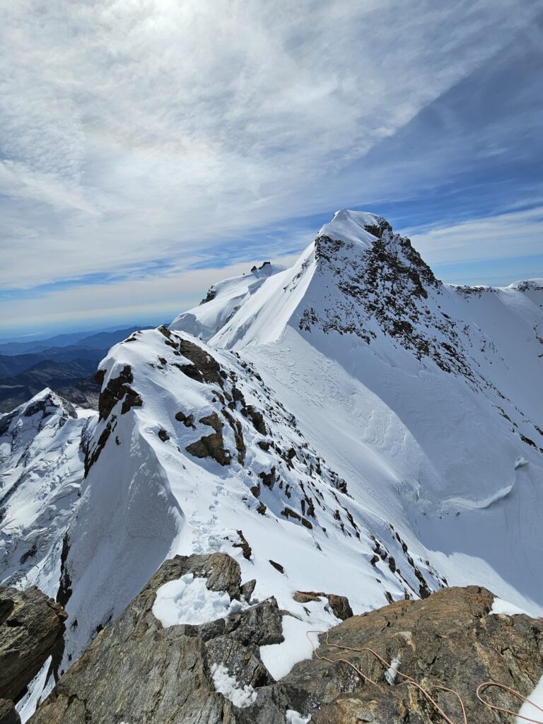Dufourspitze — grań i szczyt, 3 września 2023