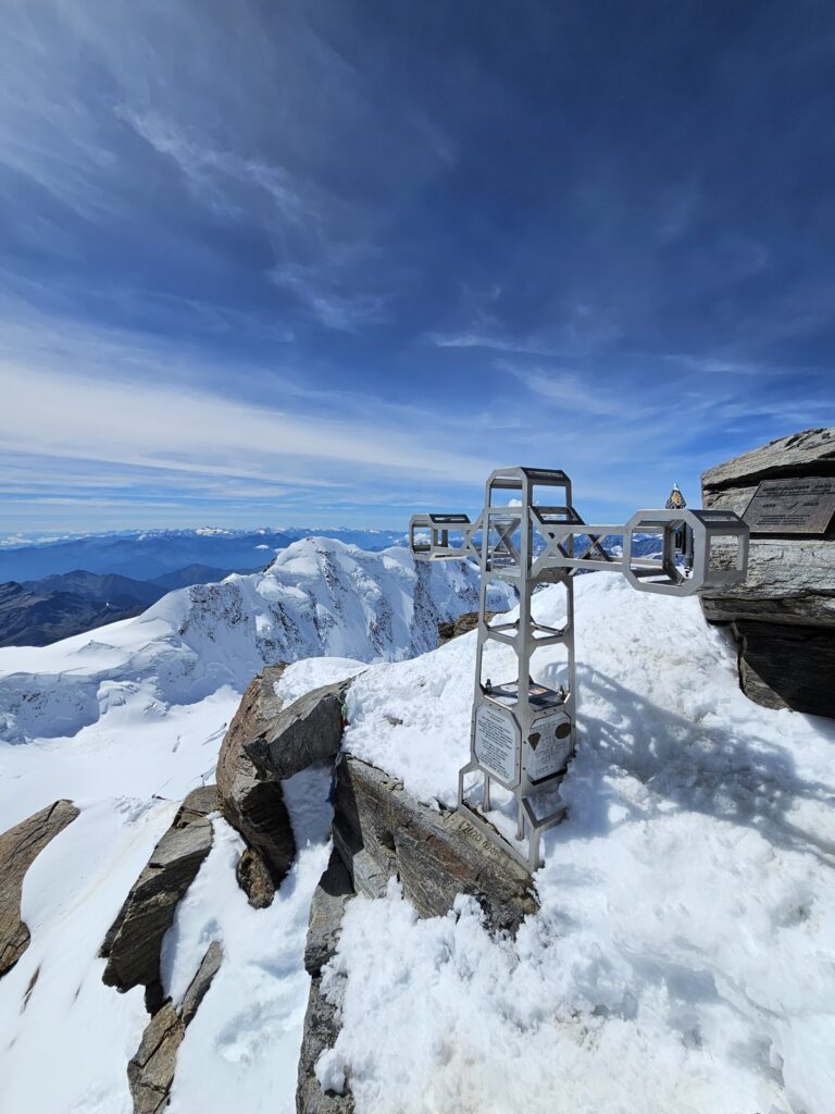 Dufourspitze — grań i szczyt, 3 września 2023