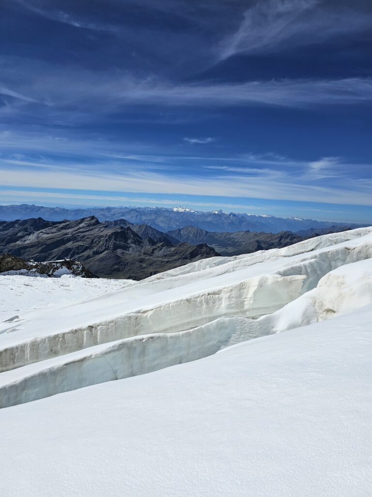 Powrót z Dufourspitze i wejście na Lyskamm — 3–4 września 2023