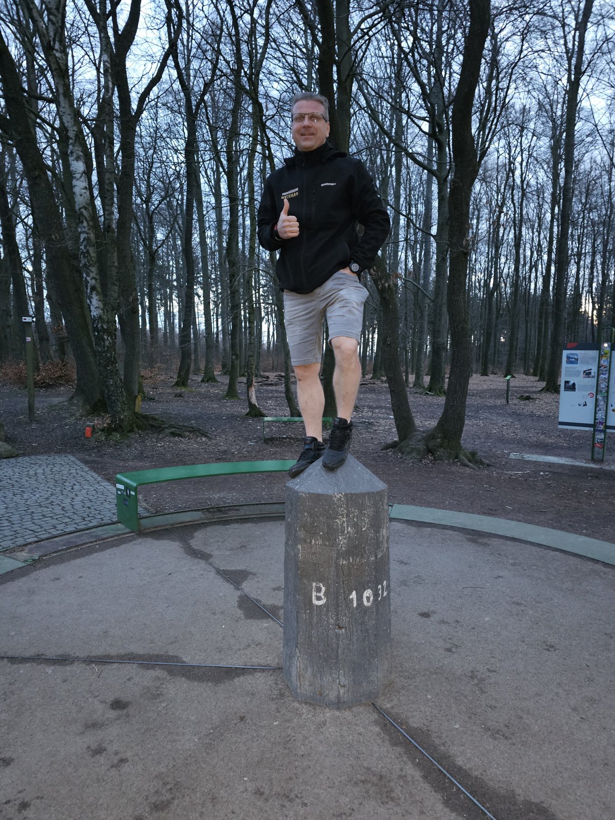 Vaalserberg — poranek przy najwyższym punkcie europejskiej Holandii, 18 marca 2023