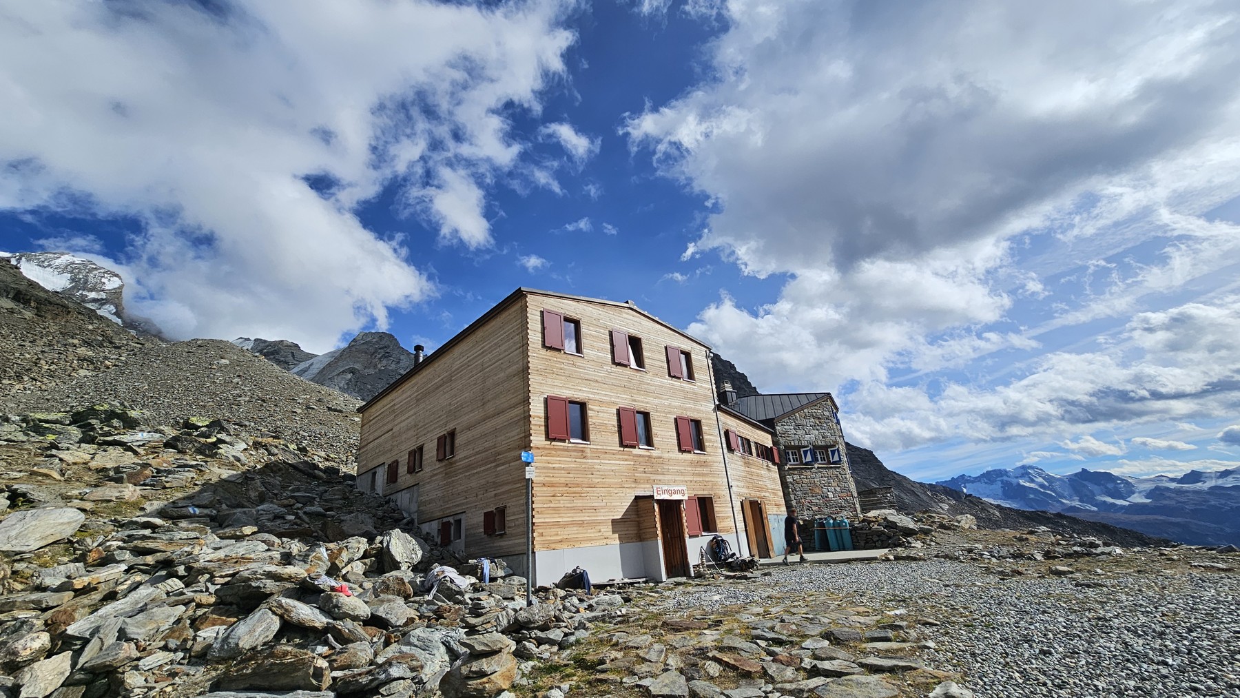 Domhütte po przyjściu, 5 września