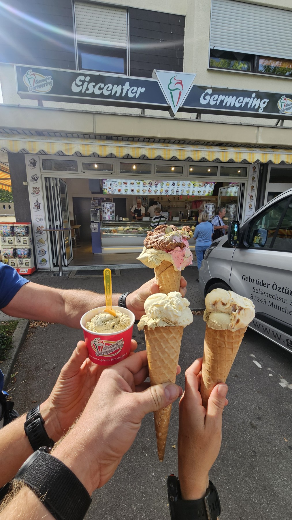 Lody na zakończenie wyjazdu