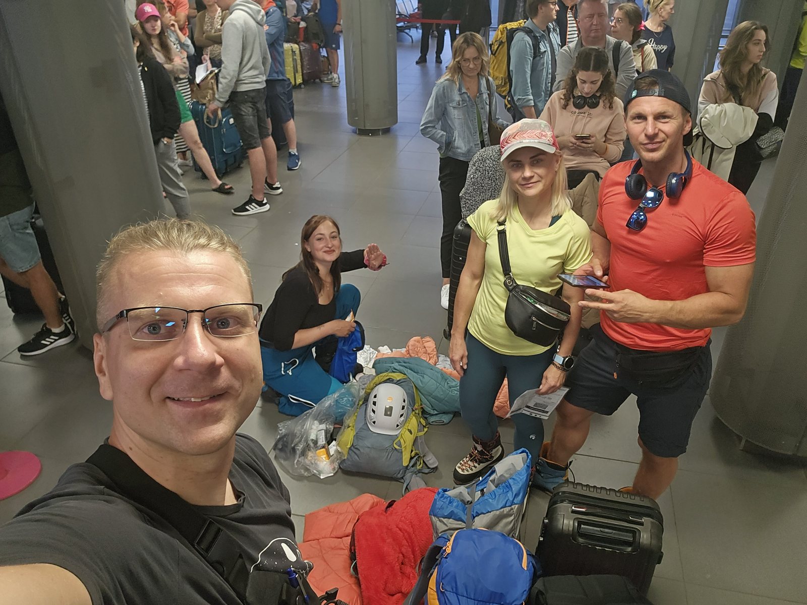 Ekipa przed podróżą, 29 lipca
