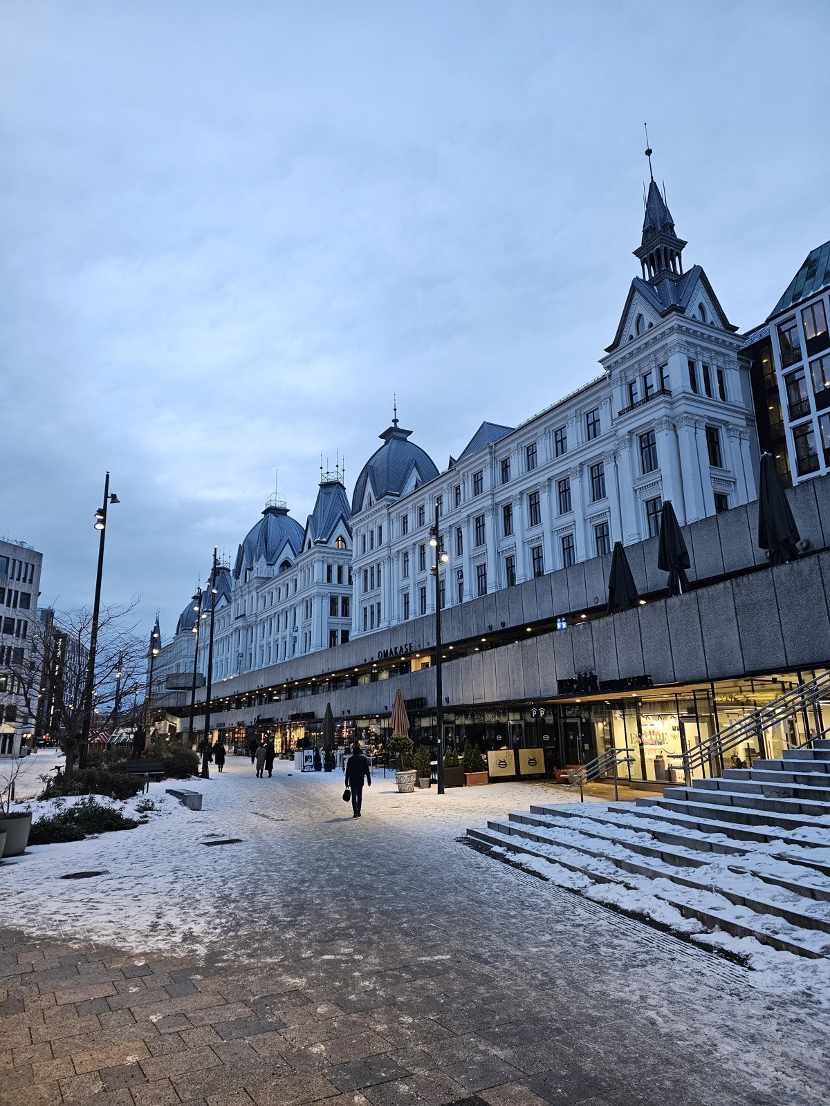 Oslo w zimowej scenerii