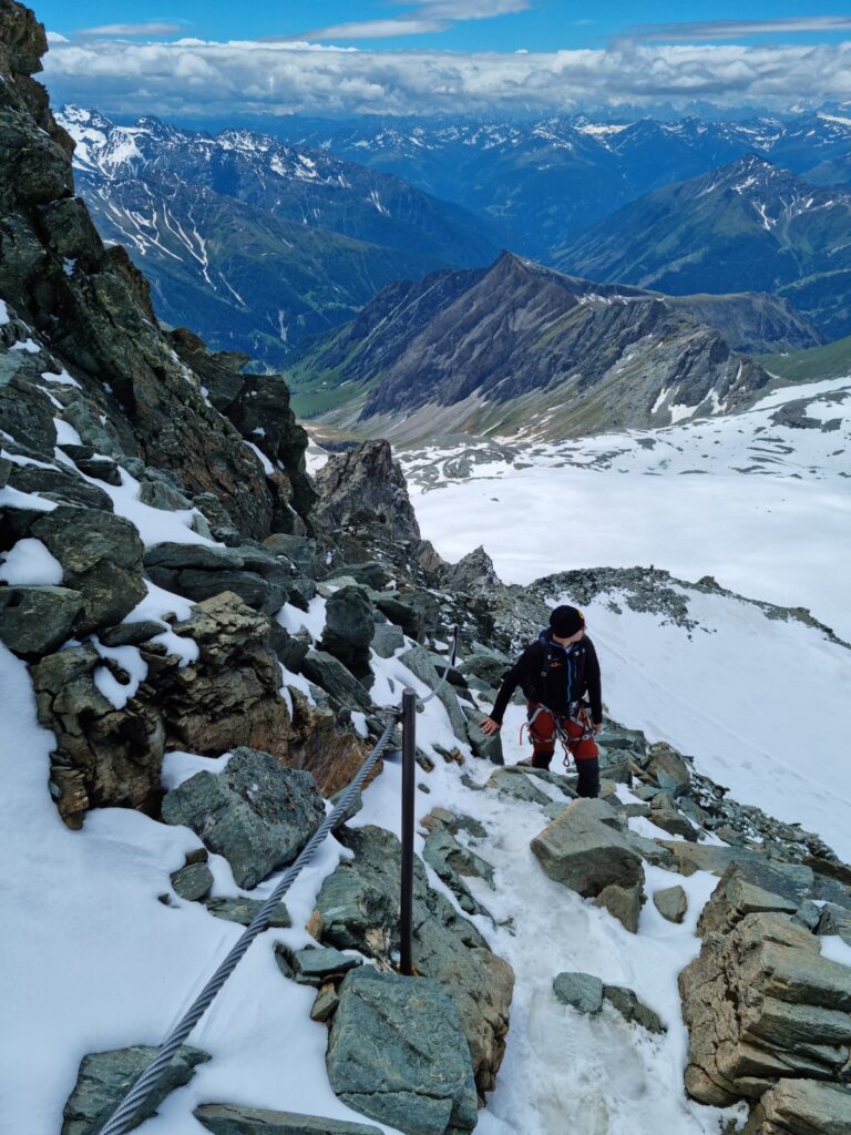 Großglockner — grań i szczyt, 2 lipca 2021