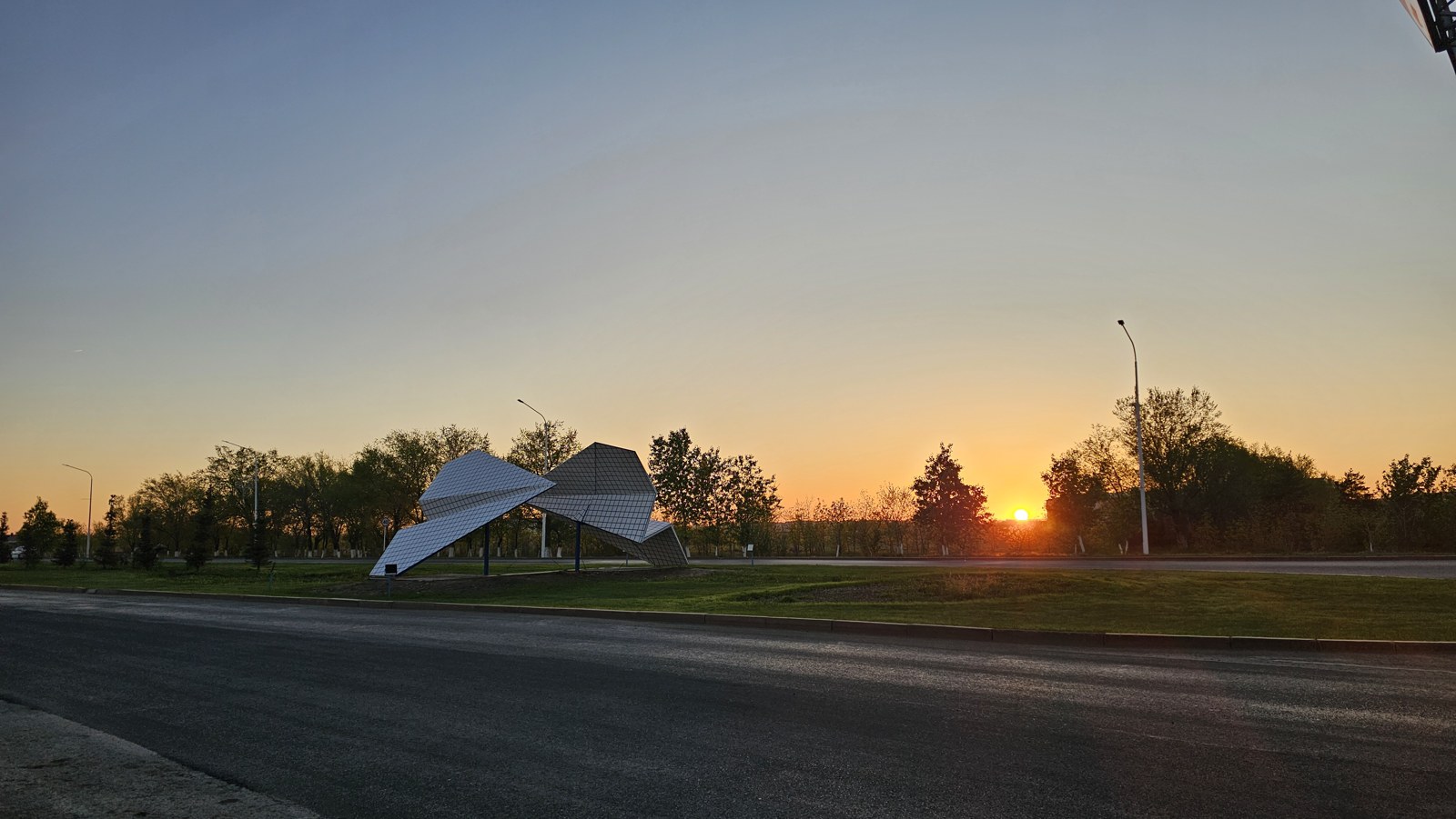 Wieczorne światło w Aktobe