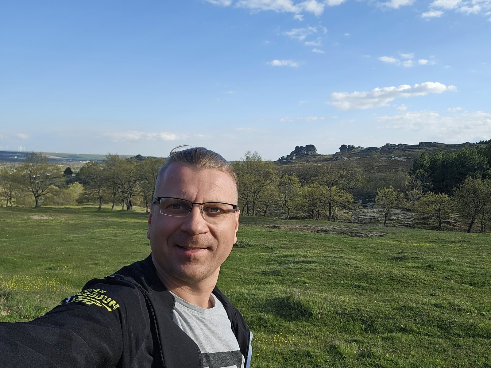 Leszek podczas pierwszego górskiego dnia — 29.04.2023
