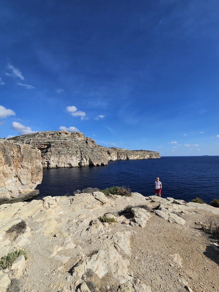 Malta — okolice Ta’ Dmejrek i wybrzeże, 10 listopada 2023