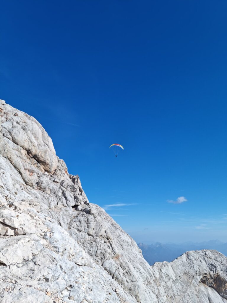 Triglav — skalne odcinki pod szczytem, październik 2022