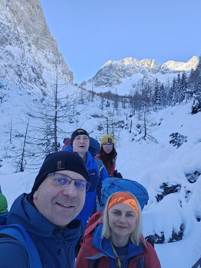 Triglav — zimowe podejście, 13 stycznia 2024