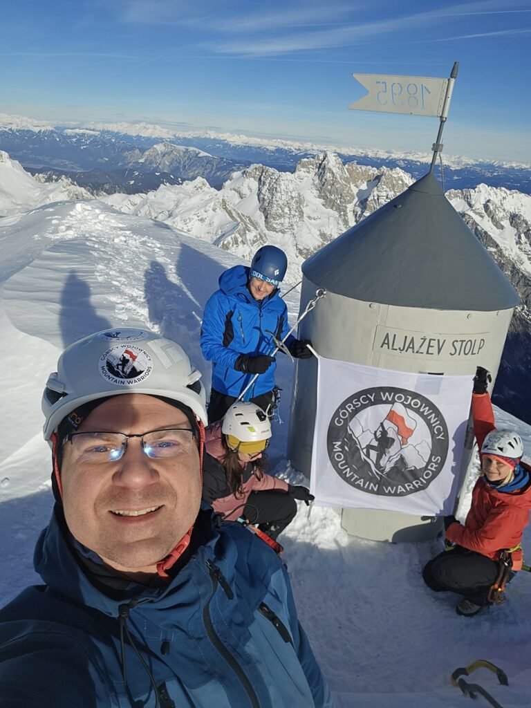Triglav — zimowe wejście i szczyt, 14 stycznia 2024
