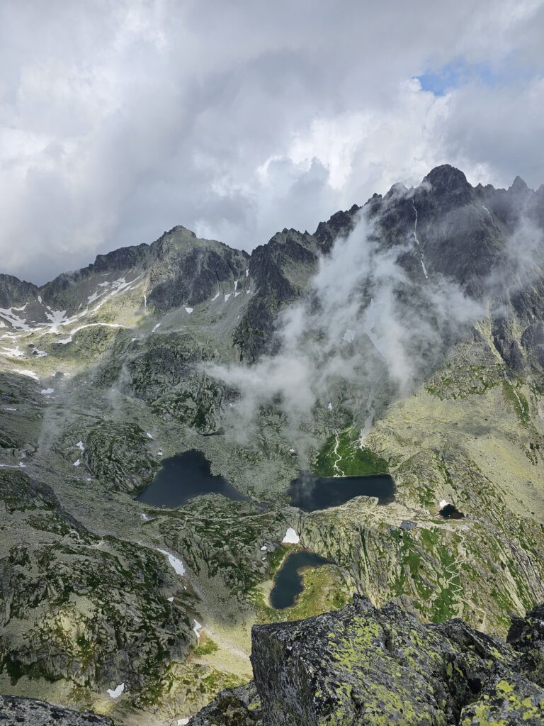 Widok z Pośredniej Grani