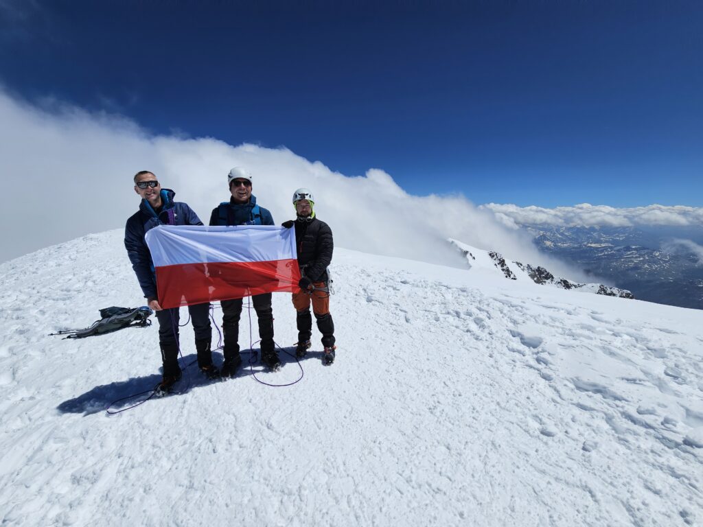 Mont Blanc, wejście szczytowe