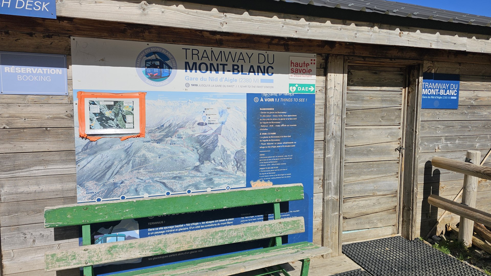 Rejon Tramway du Mont Blanc na zakończenie wyprawy